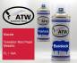 Preview: Mazda, Toreador Red Pearl Metallic, FL / 14A: 400ml Sprühdose + 400ml Klarlack - Set, von ATW Autoteile West.
